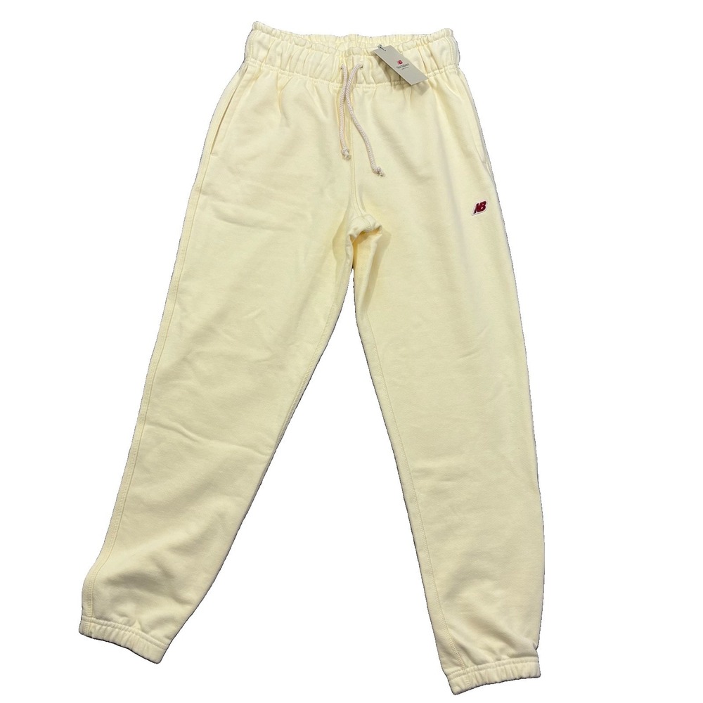 New Balance Made In USA Core Sweatpants MP43547-DGL Yellow Unisex Men S Woman M